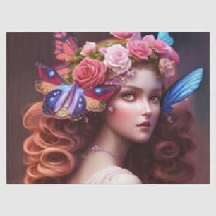 Papier Mousseline Imaginaire Belle Fairy Princesse Découpage