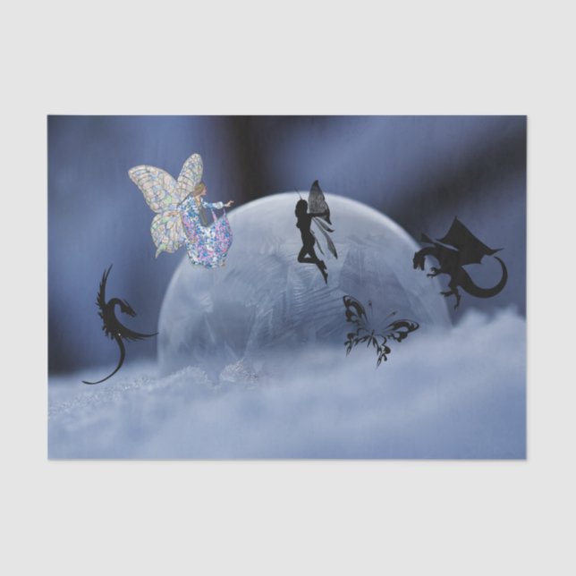 Papier Mousseline Imaginaire de bulle (Recto)