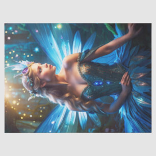 Papier Mousseline Imaginaire Dragonfly Fairy Princess Decoupage