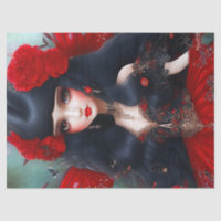 Imaginaire Fée Rouge mignonne Princesse Découpage