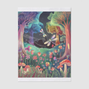Papier Mousseline Imaginaire forestier Twilight, Fairyland Vertical
