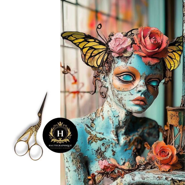 Papier Mousseline Imaginaire Gothique Gargoyle Butterfly Wings Décou (Créateur téléchargé)