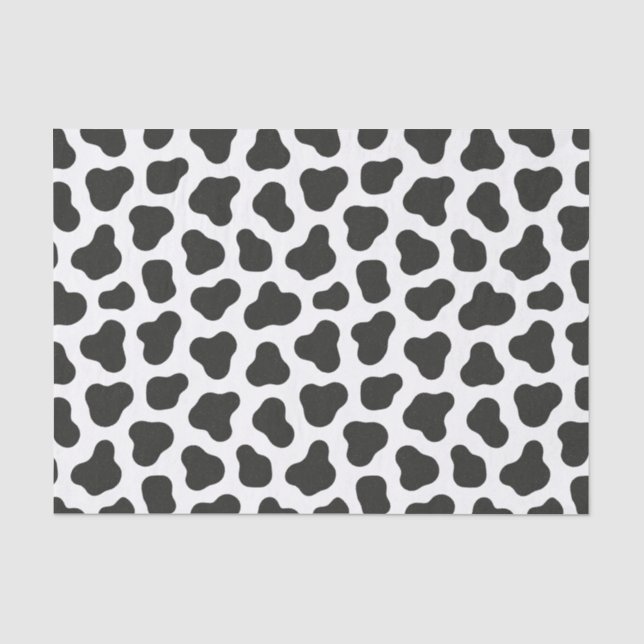 Papier Mousseline Impression de vache (Recto)