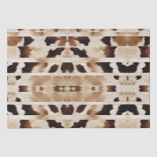 Papier Mousseline Impression de vache de ferme rustique cow-boy west