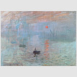Papier Mousseline Impression, Sunrise, Claude Monet, 1872<br><div class="desc">Oscar-Claude Monet (14 novembre 1840 - 5 décembre 1926) était un peintre français, un fondateur de la peinture impressionniste française et le praticien le plus constant et le plus prolifique de la philosophie du mouvement d'exprimer ses perceptions avant la nature, surtout en ce qui concerne la peinture en plein air...</div>
