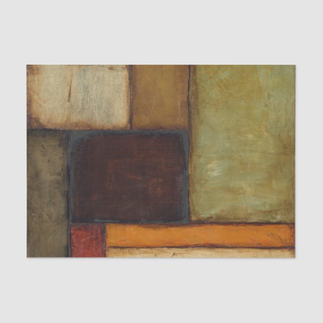 Papier Mousseline Impressionniste d'automne par Jennifer Goldberger (Recto)