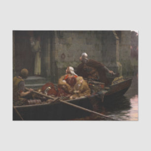 Papier Mousseline In Time of Peril, 1897 par Edmund Blair Leighton