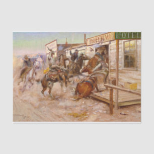 Papier Mousseline In Without Knocking, 1909 par Charles M Russell