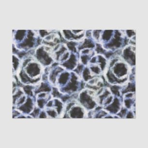 Papier Mousseline indigo shibori recyclé :