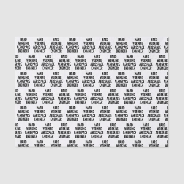 Papier Mousseline Ingénieur aérospatial en service (Recto)