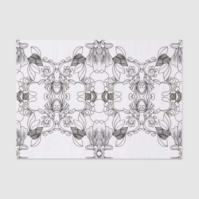 Papier Mousseline Inkblot Occidental Dream Saddle Cuir (Recto)