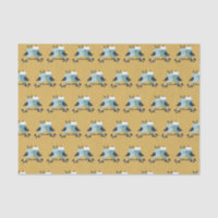 Inséparables d'hiver mignons Motif illustré
