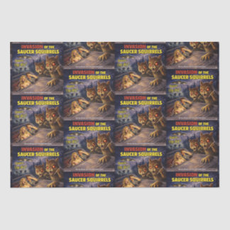 Papier Mousseline Invasion of the Saucer Squirrels