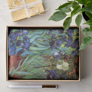 Papier Mousseline Iris de Vincent van Gogh, Art du jardin vintage