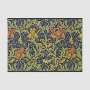 Papier Mousseline Iris Motif (par William Morris)