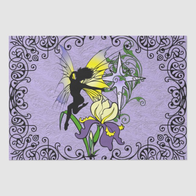 Papier Mousseline Iris Shadow Fairy (Recto)