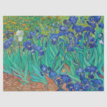 Papier Mousseline Irises par Vincent van Gogh<br><div class="desc">Irises,  1889 par Vincent van Gogh. Vincent Willem van Gogh était un peintre post-impressionniste hollandais qui est devenu à titre posthume l'une des figures les plus célèbres et influentes de l'histoire de l'art occidental.</div>