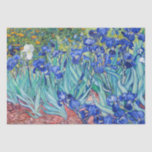 Papier Mousseline Irises Vincent van Gogh<br><div class="desc">Irises (1889) Vincent van Gogh. Reproduction d'oeuvres d'art célèbres dans le domaine public.</div>