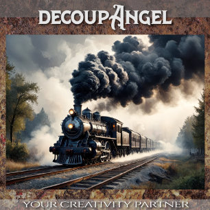 Papier Mousseline Iron Horse Majesty - Découpage _