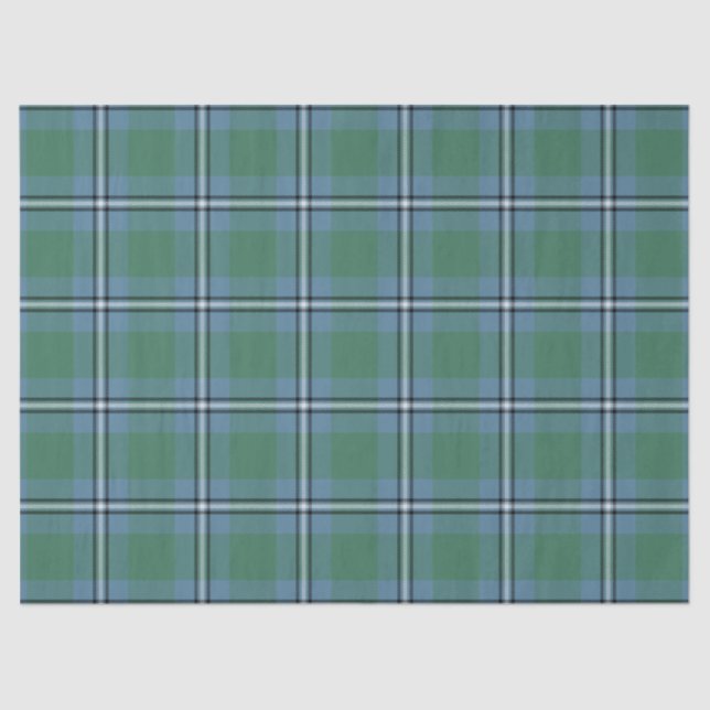 Papier Mousseline Irvine de tartan de tambour (Recto)