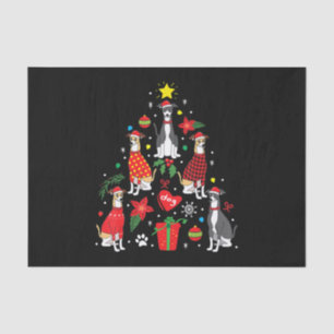 Papier Mousseline Italien Greyhound Ornament Arbre de Noël Chien Mam