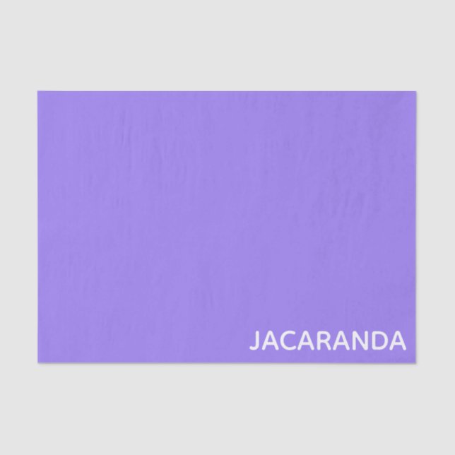 Papier Mousseline Jacaranda purple color (Recto)