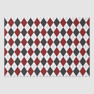 Papier Mousseline Jacquard blanc noir