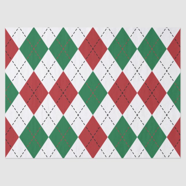 Papier Mousseline Jacquard de Noël Motif (Recto)