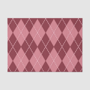 Papier Mousseline Jacquard rouge (Design 42 Red Series)