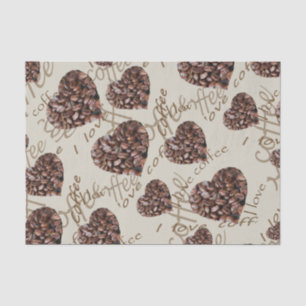 Papier Mousseline J'aime le café ! !