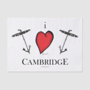 PAPIER MOUSSELINE J'AIME LE CAMBRIDGE