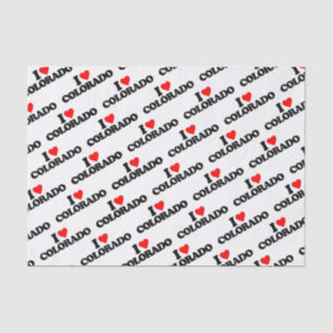 PAPIER MOUSSELINE J'AIME LE COLORADO