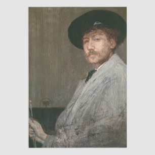 Papier Mousseline James Whistler - Portrait du peintre