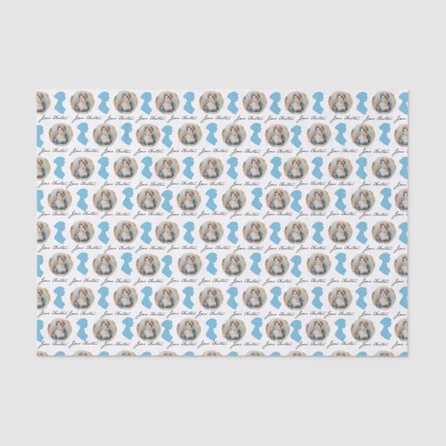 Papier Mousseline Jane Austen Tissue Paper (Recto)