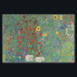 Papier Mousseline Jardin agricole avec tournesol par Gustav Klimt<br><div class="desc">Jardin agricole avec tournesol par Gustav Klimt</div>
