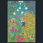 Papier Mousseline Jardin aux fleurs, Gustav Klimt<br><div class="desc">Gustav Klimt (14 juillet 1862 - 6 février 1918) était un peintre symboliste autrichien et l'un des membres les plus en vue du mouvement de la sécession de Vienne. Klimt est réputé pour ses peintures, peintures murales, croquis et autres objets d'art. Outre ses oeuvres figuratives, qui comprennent des allégories et...</div>