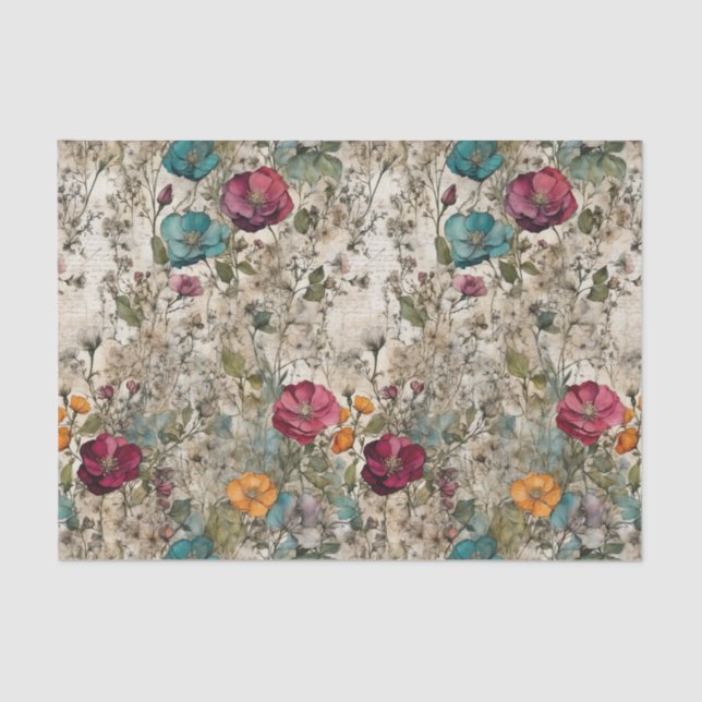 Papier Mousseline Jardin de la nostalgie (Recto)