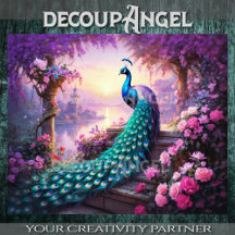 Jardin de Peacock - Découpage -