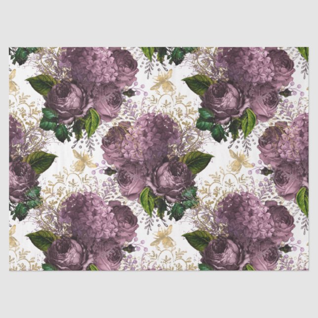 Papier Mousseline Jardin de thé série abeille design 39 (Recto)