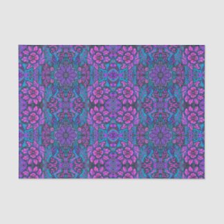 Papier Mousseline Jardin des fleurs magiques Motif arabesque de Bohê