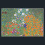 Papier Mousseline Jardin des fleurs par Gustav Klimt<br><div class="desc">Belle peinture colorée d'un jardin fleuri de Gustav Klimt. Des variations Extraordinaires de couleurs et de belles fleurs s'intègrent parfaitement à de nombreux produits et idées cadeaux.</div>