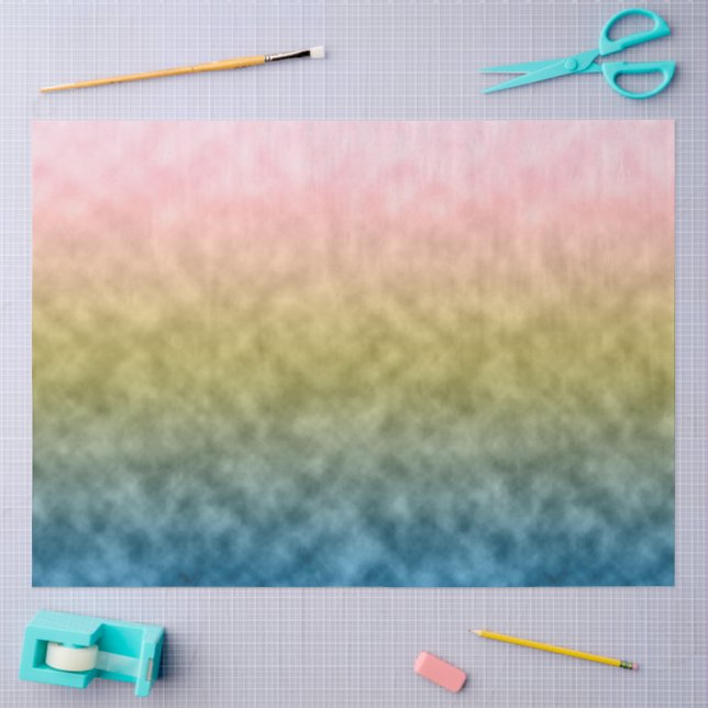 Papier Mousseline Jardin du matin (Artisanat)