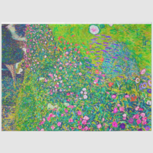 Papier Mousseline Jardin Italien, Gustav Klimt