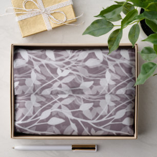 Papier Mousseline Jardin Sauvage Brume Moderne Feuillage botanique p