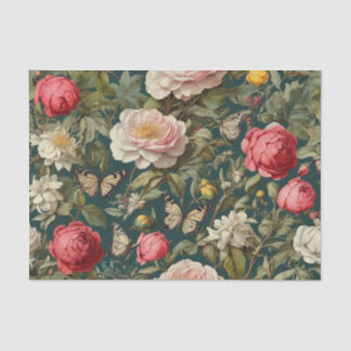 Papier Mousseline Jardin victorien