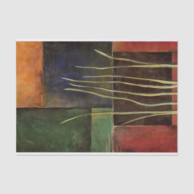 Papier Mousseline Jardin Zen I (Recto)