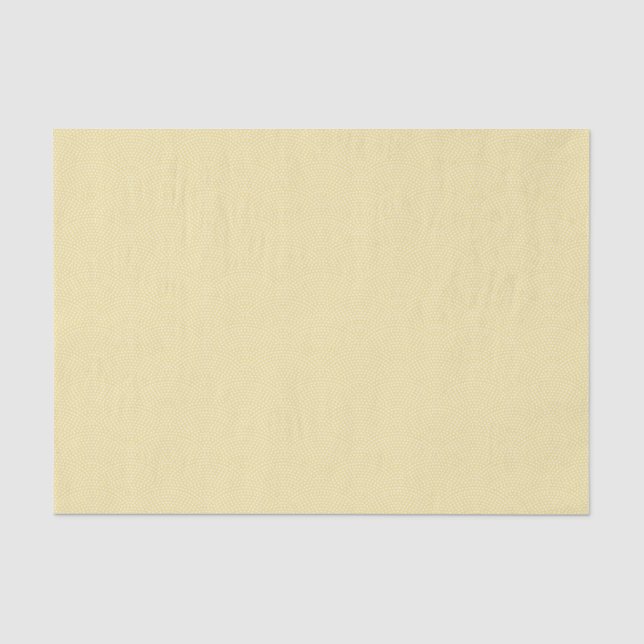 Papier Mousseline Jaune même Komon (petite échelle) (Recto)