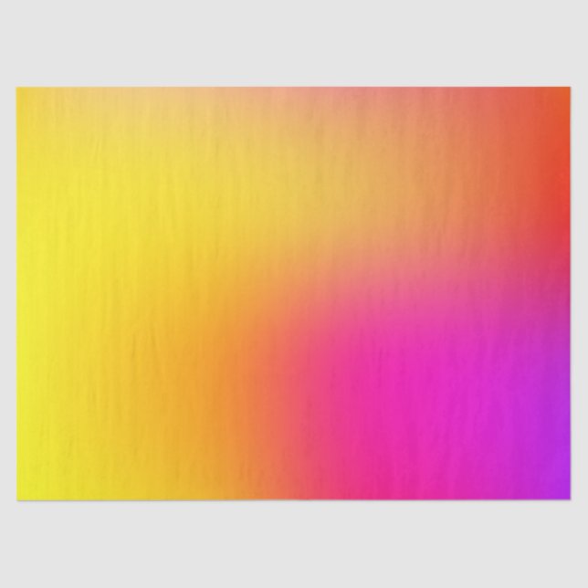 Papier Mousseline Jaune néon et rose (Recto)