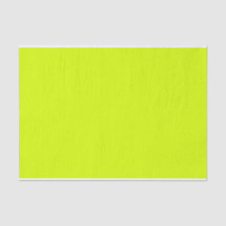Papier Mousseline Jaune néon, haute visibilité Chartreuse