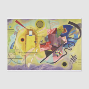 Papier Mousseline Jaune-Rouge-Bleu par Wassily Kandinsky